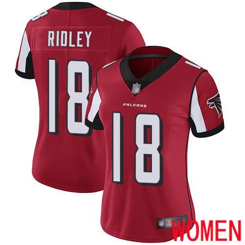 Atlanta Falcons Limited Red Women Calvin Ridley Home Jersey NFL Football 18 Vapor Untouchable